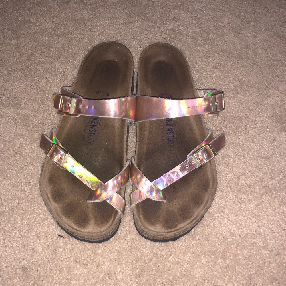Iridescent Mayari Birkenstocks